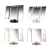 Import New intelligent cosmetic makeup espelho custom logo 10x magnified led vannity cosmetics mirror with stand from China