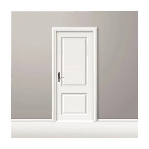 New interior room water proof door design modern waterproof wpc solid wooden doors with accessories for sale
