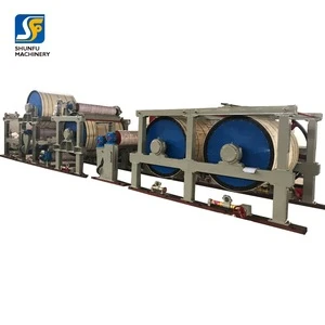 New model 10T every day kraft paper making manufacturing roll mill machinery