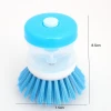 New model custom logo washing brush for cleaning kitchen plastic cleaning brush
