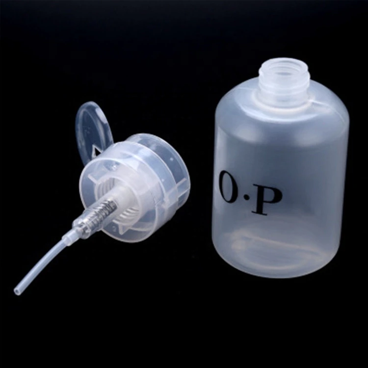 New Product  250ml Empty Nail Polish Bottles Liquid Lotion Press Pumping Plastic Make up Remover Nail Polish Bottle