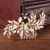 Import New Product Bridal Jewelry Set Gold Leaf Hair Accessories Women Hair Comb Bridal from China