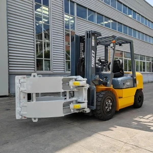 New product diesel mini forklift attachment 2.5 ton 3.5 ton  3 ton forklift truck with paper roll clamp