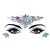 Import New products jeweled face mask art cosmetic glitter stick on face jewels body art for cosplay party from China