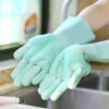 New Products Multifunctional Silicone Gloves Brush, Clean Silicone Glove Kitchen Scrub Brush Sets