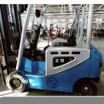 New seated  4 wheels lithium forklift truck 1.2t 1.5t electric forklift truck mini battery legness forklift