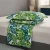 Import New Summer Quilt Factory Wholesale Cheap Lightweight Ultrasonic Quilt Sets Tropical Jungle Plant Bedspreads from China