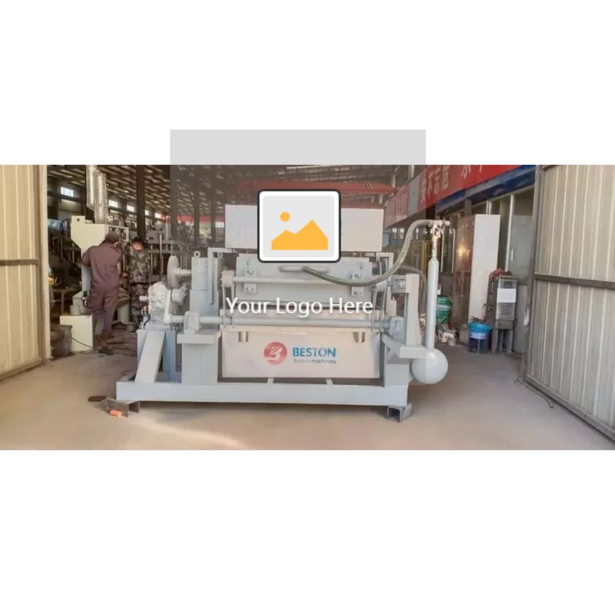 New type of small capacity 1000 pcs per hour production hot sale automatic egg tray making machine