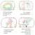 Import Newest educational Baby Series toys Macaron color Cartoon cute design baby hand rattles from China