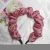 Import Newest Fashion Hair Accessories Wholesale Crinkle Fabric Hairband Ruffle Plain Satin Scrunchie Hair band Headband For Girls from China