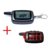 NFLH A6 LCD remote control for Star line A6 2-way car alarm, Star line A 6 engine starter motor, smart key sheath