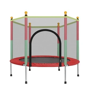 Nice design Indoor Trampoline for kid jump  fitness with net