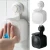 Import No Drill Plastic Material Simple White ABS Material Soap Dispenser With Cupule from China