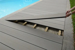 no glue timber raw materials composite decking wood double deck wood