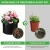 Import Non Woven Fabric Pots 5-Pack 5 7 10 20 100 Gallon 300G Thickened Fabric Garden Pots Felt Plant Grow Bags from China