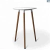 Nordic MDF wood dining round table and chair set for dining room home furniture