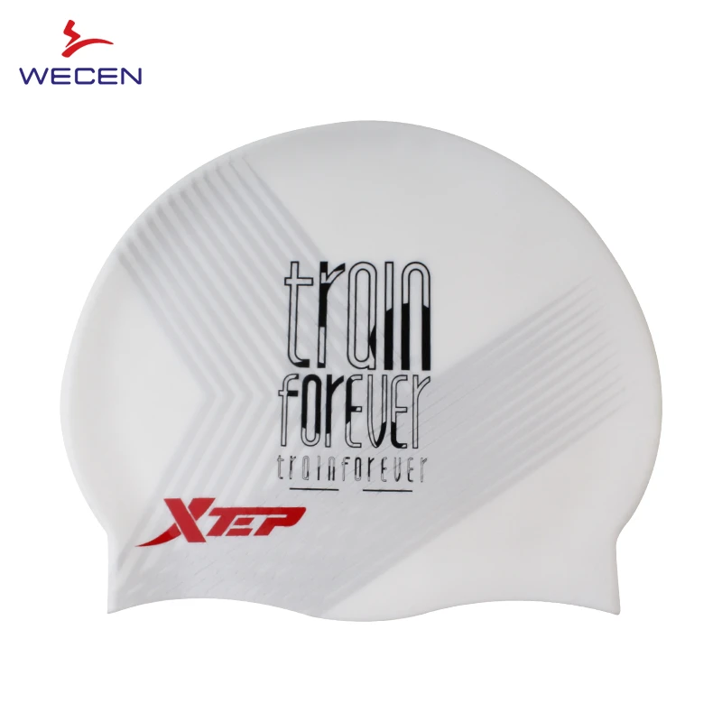 OEM custom silicone sport caps wholesale vintage customized latex printing silicone swim cap