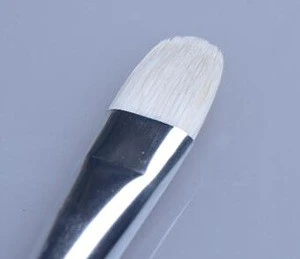 OEM Factory Goat Hair Black Wooden Handle 6 pcs/Set Artist Brush For Oil Paint Gouache Paint Acrylic Paint