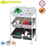 OEM Quality Factory Household Storage Furniture Manufacturer Kids Bin Organizer Toy Storage Home Storage Organization Iron