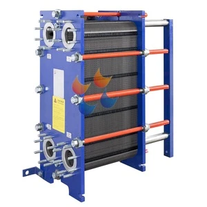 Oil cooler 200KW Plate Heat Exchanger for water cooling marine diesel oil