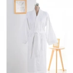 On time delivery 100% organic cotton spa robes sleepwear set microfiber hotel bathrobes wholesale