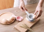 Online Shop New Products Kitchen Accessories Set Cartoon Cute Mini Wheat Straw Egg Divider Tools