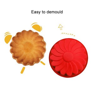 Online ShopKitchen Accessories Set Silicone Bake Tools DIY  Non-stick Round Shape Mousse Cake Mold Microwave Baking Tray