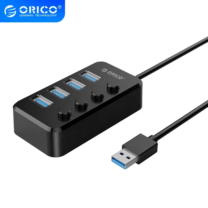 Orico Multi Ports USB Hub Separately Switch USB 3.0 Hub - TSU3-4A