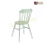 Outdoor Chair Restaurant Dining Metal Chair French Vintage Retro Industrial Metal Iron Windsor Chair For Balcony Garden