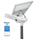 Outdoor energy saving led 30w solar garden light with stand sensor