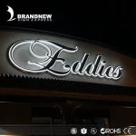 Outdoor factory barber shop led open electronic luminous characters sign