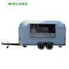 Outdoor fast food truck mobile kitchen trailer for ice cream