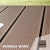 outdoor flooring eco-friendly WPC deck board outside deck board fire retardant UV resistant decking wood plastic composite board