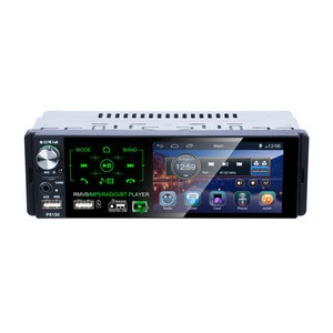 P5130 support Microphone and camera Car Receiver 4.1&quot;Touch screen Bluetooth RMVB/MP5/Radio/BT Player AM FM 1din car Radio RDS