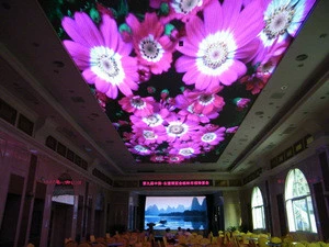 p7.62 led ceiling screen for big project