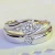 Import Pakistan Price Simple Design Diamond 18k White Gold Plated Couple Ring from China