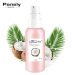 Pansly 100% Pure Coconut Essential Oil Natural Body and Face Massage Cold Pressed Moisturiser Hair Conditioner Makeup Remover