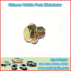 PARTS AUTO OIL DRAINING PLUG FOR CHERY Made In China