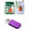 paypal accept cheap wholesale price usb 2.0 smart usb memory card reader with custom logo