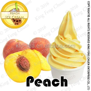 Peach ice cream powder, Peach Soft Serve Ice Cream powder, Peach frozen yogurt powder mix