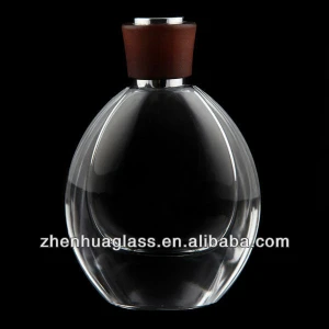 perfume glass bottle with colorful coating