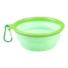 pet travel &amp; outdoors folding silicon portable dog water bowl