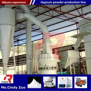 plaster of paris manufacturing company/production line for making plaster powder