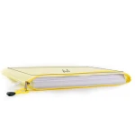 Plastic Document Bag Grid Transparent PVC Zipper Stationery Pouch Filing Products Bag A4 file Bag