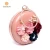 Import Plastic hard box lining and light glue fabric clutch women shoulder evening bag with flower embellish from China