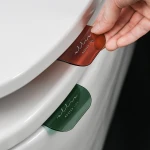 Plastic Seat Cover Lift Handle Clear Toilet Seat Lifter Avoid Touching Handle Toilet Lid Lifter