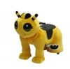 Plush animal ride on toys adult size riding toys with bee shape stuffed animal ride for sale