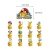 Import Poke Birthday Party Supplies Sets New Arrival Cartoon Theme Party Banner Balloon Flag Balloon Children Party Decoration Set from China