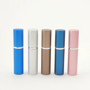 Portable 15ml-30ml Pocket Travel Size Perfume Atomizer Refillable Aluminum Perfume Spray Bottle