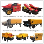 Portable Cement Pump Truck for Construction